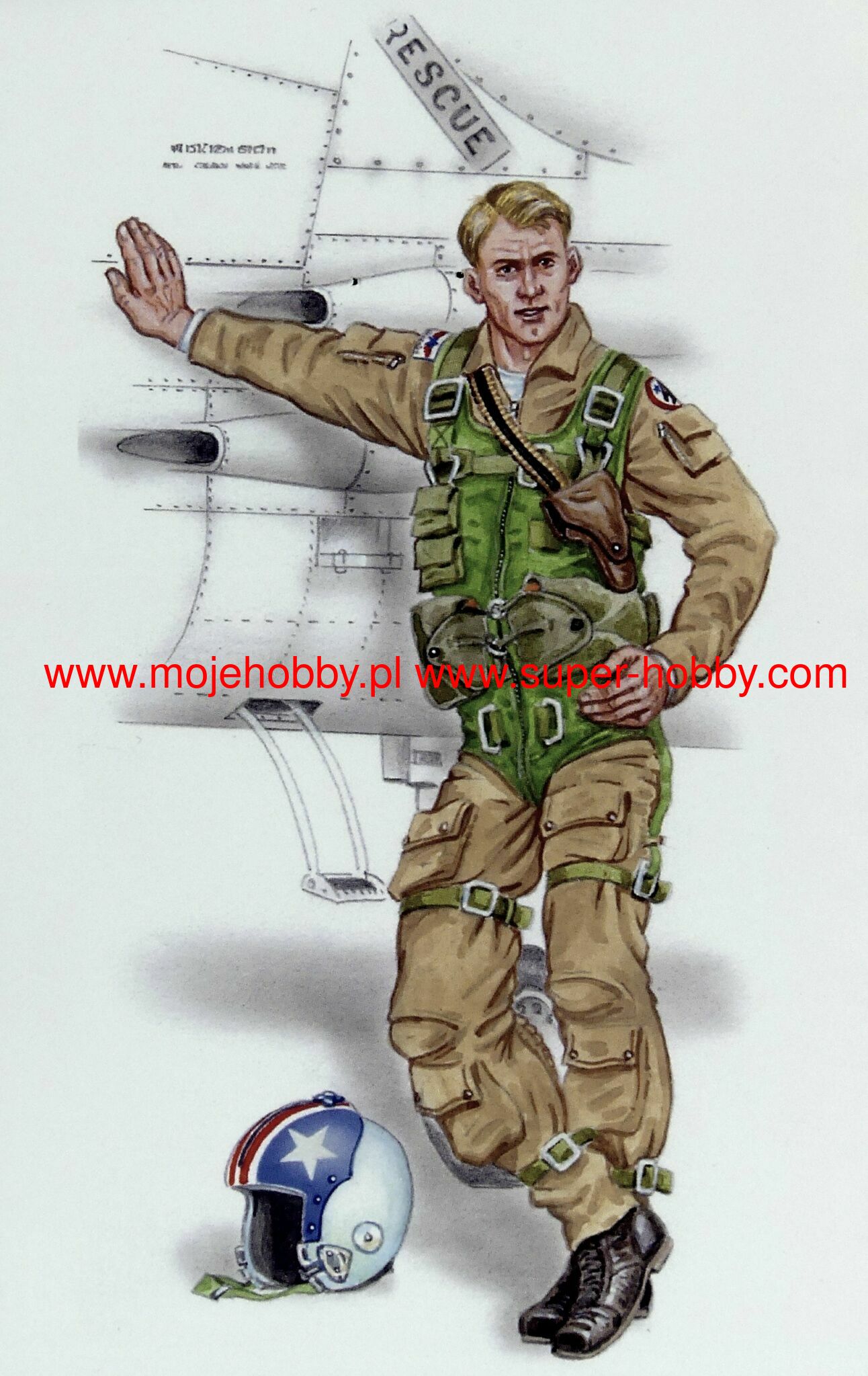 ミリタリー WORLD MISSION SERIES NO. 8 U.S. PILOT Pilot F-8 Crusader Plus Model AL4079