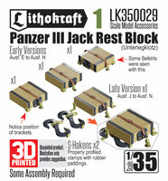 Panzer III - Jack Rest Block (Part 1 - 3D Printed)