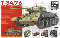 T-34/76 1942/43 Factory 183 Full Interior Kit AFV Club 35144