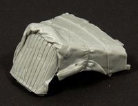 Opel Blitz engine deck with canvas cover (TAMIYA Kit)