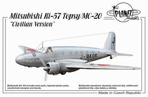 Ki-57-I Topsy/MC 20 wczesna wersja Planet Models 150
