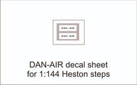 Dan-Air Decal Sheet for Heston Step - Image 1