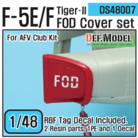 F-5E/F Tiger-II FOD Cover set (for AFV Club 1/48)