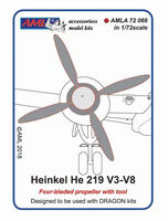 Heinkel He-219 V3-V8 - four bladed propeller with tool (designed to be used with Dragon kits) - Image 1