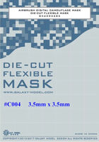 Digital Camouflage Airbrush Mask A5 - 3,5mm x 3,5mm