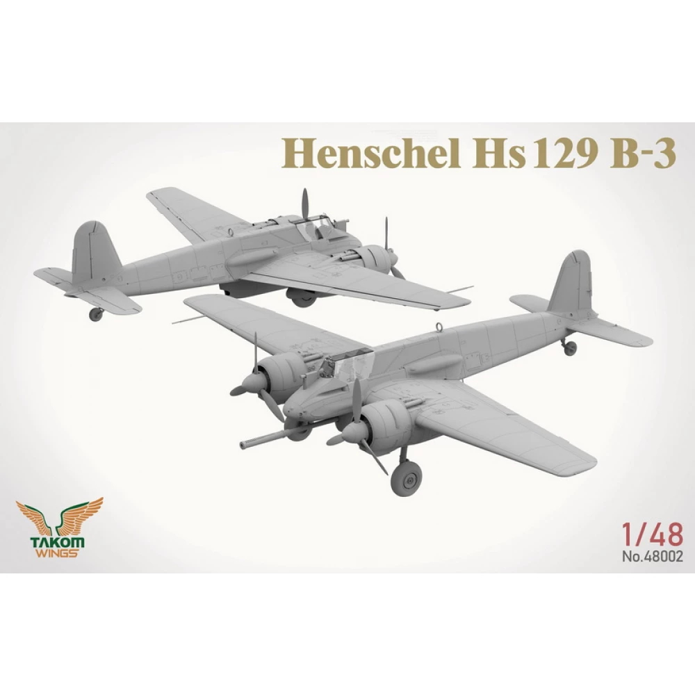 Henschel Hs 129 B-3 With Interior Takom 48002