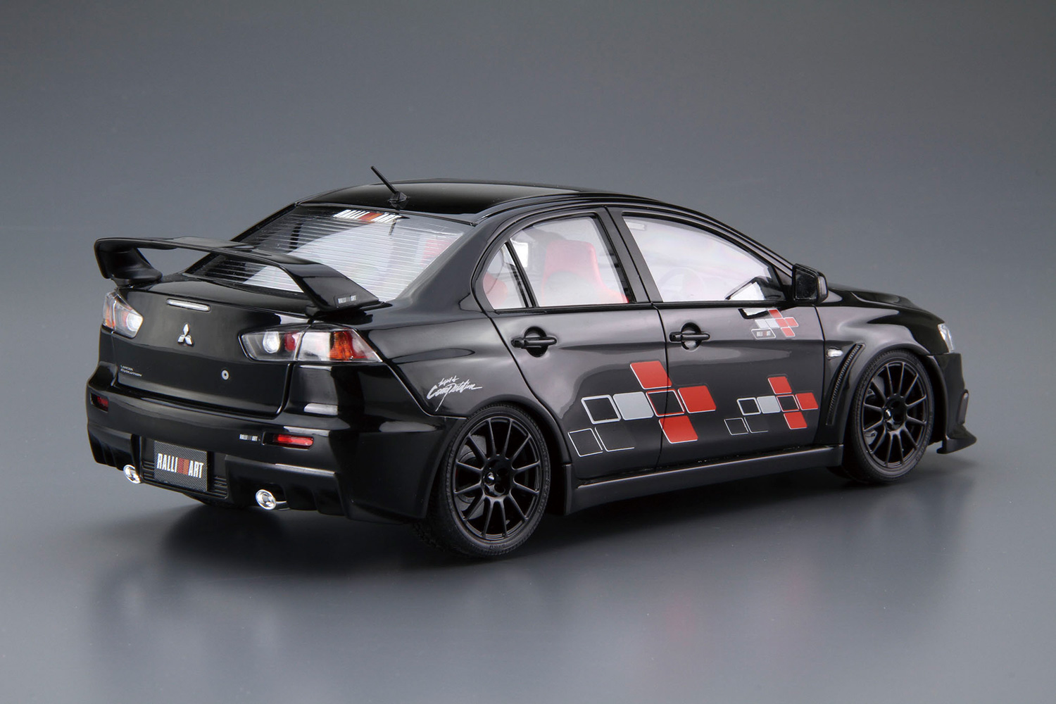 自動車 Lancer Evolution Ralliart 1/10 Ralliart CZ4A Lancer Evolution X '07 (Mitsubishi) Aoshima 05544