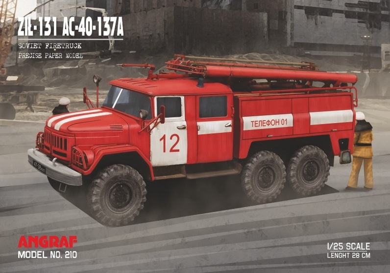 ZIŁ-131 AC-40-137A - Soviet Firetruck Angraf -210