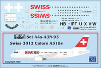 Airbus A319 - Swiss Airlines (2012 Scheme)