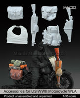 Accessories for US WW2 Motorcycle WLA