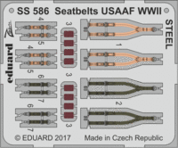 Seatbelts USAAF WWII STEEL - Image 1