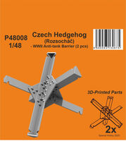 Czech Hedgehog (Rozsochac) - WWII Anti-Tank Barrier (2 pcs)