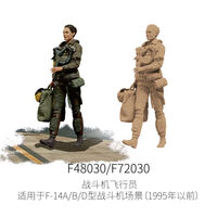 Fighter Pilot Used In Conjunction For F-14A/B/D Fighter Model Scenes (Before 1995) #4 - Image 1