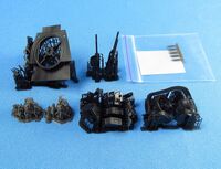Boeing B-17G - bombardiers cockpit interior set (for Monogram kits)