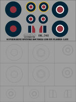 Supermarine Spitfire Roundels And Fin Flashes - Early
