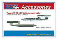 Fieseler Fi-103A (V-1) with transport trailer