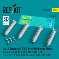 Mk 20 'Rockeye II' (CBU-59 APAM) Cluster Bombs (A-4, A-6, A