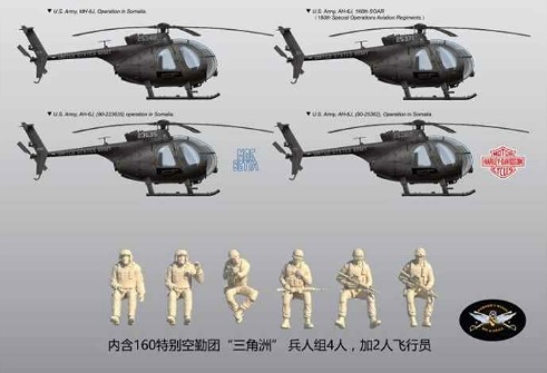 AH-6J/MH-6J Little Bird (with figures) version 2.0 Kittyhawk