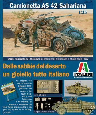 ITALERI - CAMIONETTA AS 42 SAHARIANA
