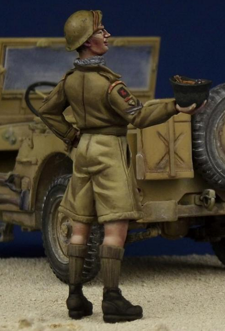 Desert Rat - British Soldier WWII The Bodi Miniatures -35160