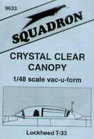 Lockheed T-33 Shooting Star - canopy (designed to be used with Academy and Hobbycraft kits)