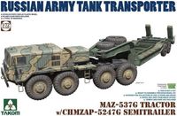 Ukraine KrAZ-6446 Tractor with MAZ/ChMZAP-5247G semitrailer