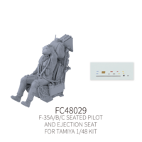 F-35A/B/C Seated Pilot And Ejection Seat #9 (For Tamiya Kit) - Image 1