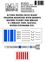 MATRA R550 MAGIC trainer register with Remove Before Flight