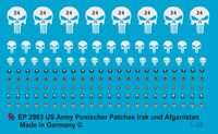 Punisher Patches US Army Iraq - Afghanistan