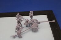 Crew for 7,5 cm Pak 40 anti tank gun