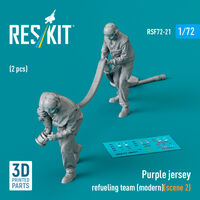 Purple Jersey Refueling Team (Modern) (Scene 2) (2 pcs) (3D Printed) - Image 1