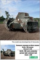 Sd.kfz. 265 early production german light command tank