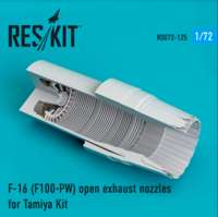 F-16 F100-PW open exhaust nozzles for Tamiya Kit - Image 1