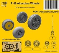 P-39 Airacobra Wheels (for Academy and other kits)