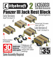 Panzer III - Jack Rest Block (Part 2 - 3D Printed)