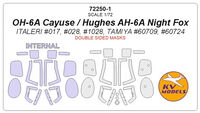 OH-6A Cayuse / Hughes AH-6A Night Fox (ITALERI/ TAMIYA) - (Double sided) - Image 1