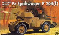 Pz Spahwagen P 204 (f) French WWII Armored Car with 50mm KwK L42 Gun