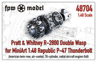 Pratt And Whitney R-2800 Double Wasp For Republic P-47 Thunderbolt (Miniart) - Image 1