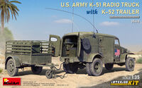 U.S. Army K-51 Radio Truck With K-52 Trailer - Interior Kit