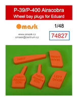 P-39/P-400 Airacobra Wheel Bay Plugs (For Eduard)