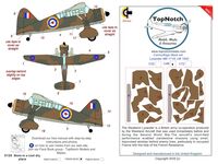 Westland Lysander Mk.III A - RAF Europe 1943 Camouflage Pattern Paint Mask (for Airfix, Eduard, Gavia, Hawk, Italeri and Testors kits)
