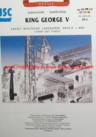 detale laserowe do pancernika KING GEORGE V