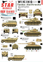 Wiking 3. SS-Pz.Reg. 5. Tanks & Halftracks. PzKpfw IV Ausf G and J, SdKfz 11, SdKfz 251 and T-34-85 - Image 1