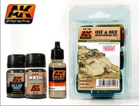 AK 120 OIF & OEF - US VEHICLES WEATHERING SET