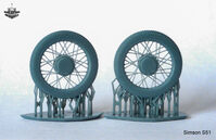 Spoked Wheels For Simson S51 Kit (2pcs)