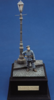 Italian Officer Btg. Azzurro with base WWII