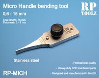 Micro Handle Bending Tool 0,6-15mm