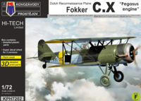 Dutch Reconnaissance Plane Fokker C.X Pegasus Engine