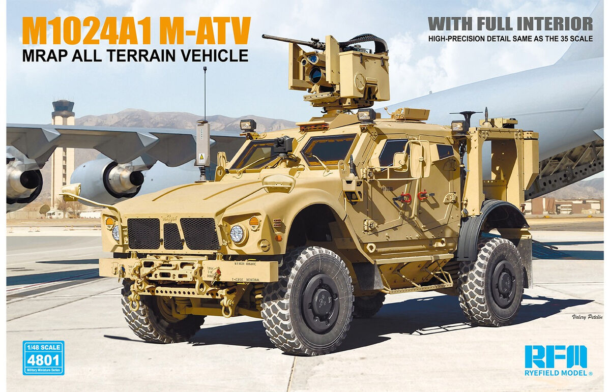 M1240A1 M-ATV - MRAP All Terrain Vehicle (With Full Interior) Rye