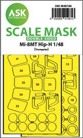 Mil Mi-8 MT - double-sided express fit mask (for Trumpeter kits)